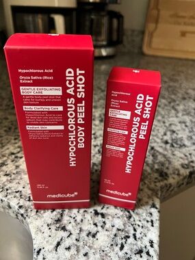 Hypochlorous Acid Rice Peel Shot Duo For Face & Body